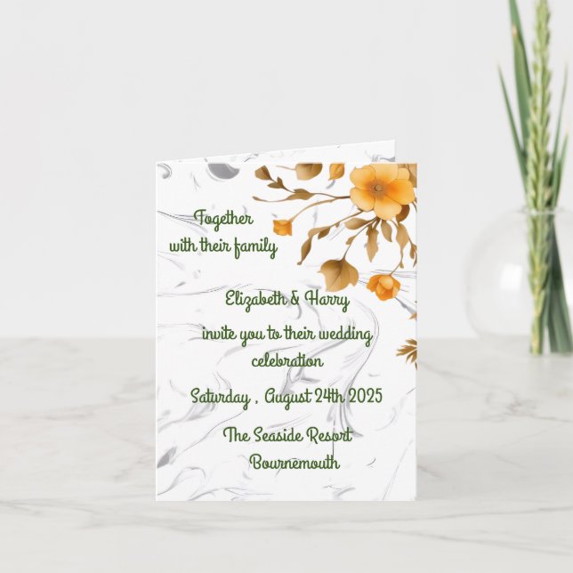 Wedding Invitation  (Front)