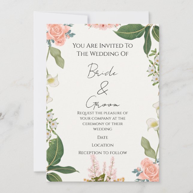 Wedding Invitation (Front)