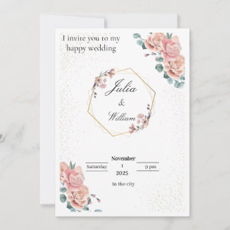 wedding invitation 