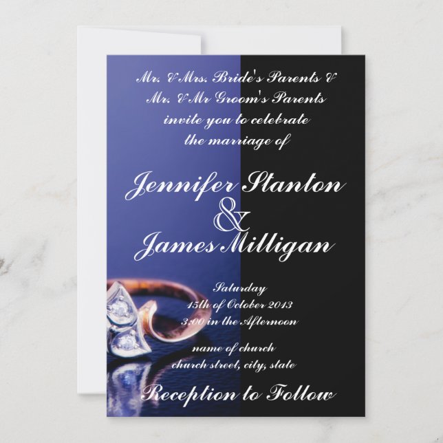 Wedding invitation (Front)