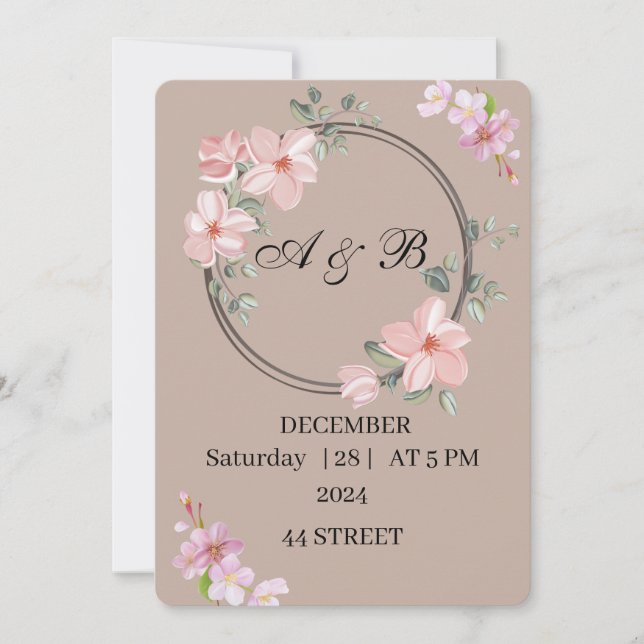 Wedding invitation (Front)