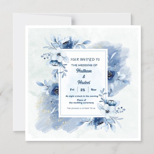 wedding invitation (Front)