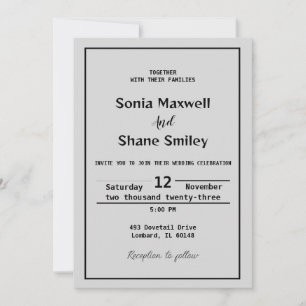wedding invitation