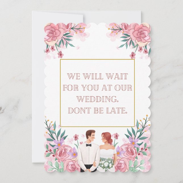 wedding invitation (Back)