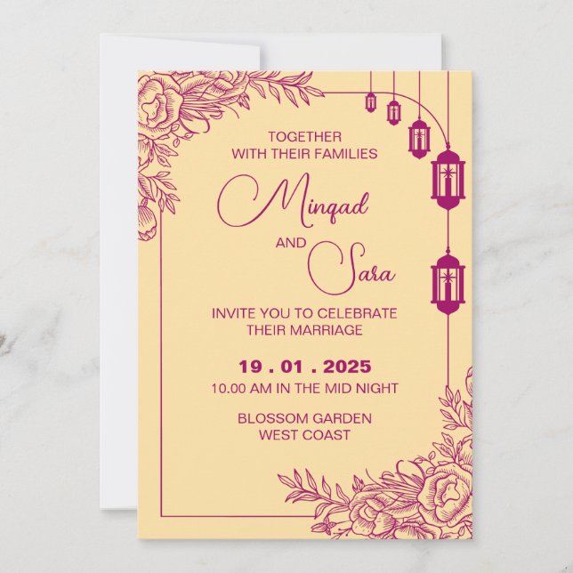Wedding Invitation (Front)