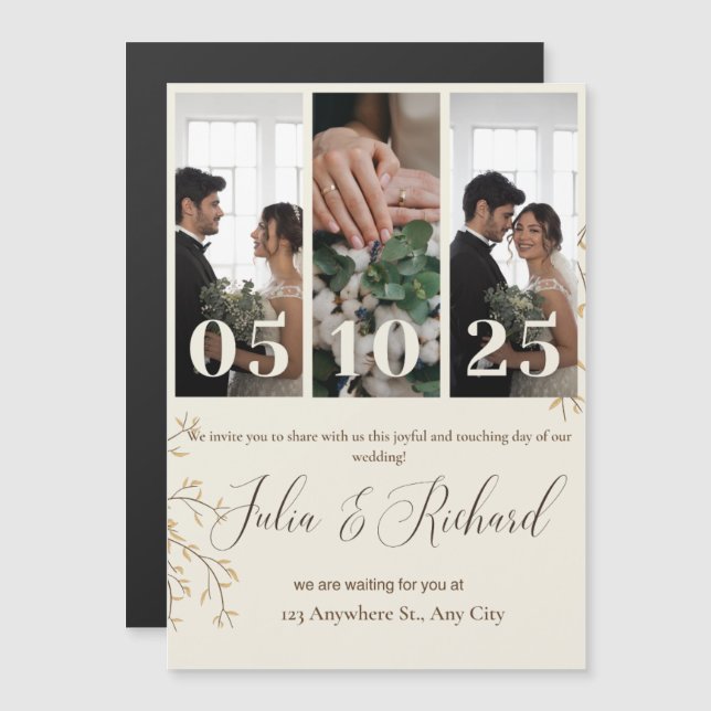 Wedding Invitation (Front/Back)