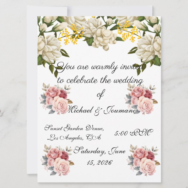 Wedding Invitation (Front)