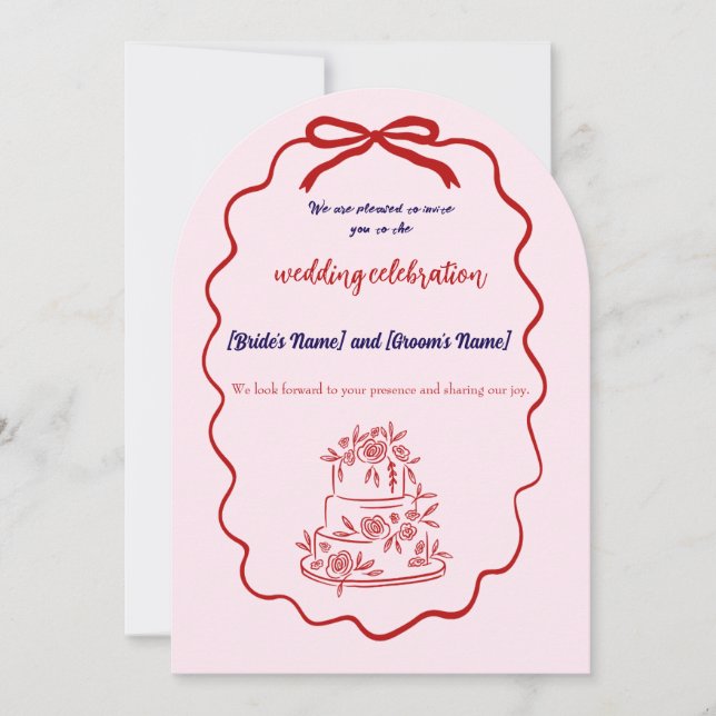 wedding invitation (Front)