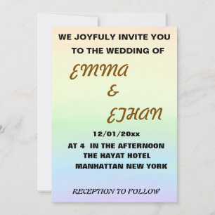  Wedding Invitation