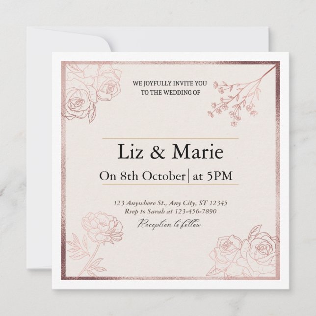 Wedding Invitation (Front)