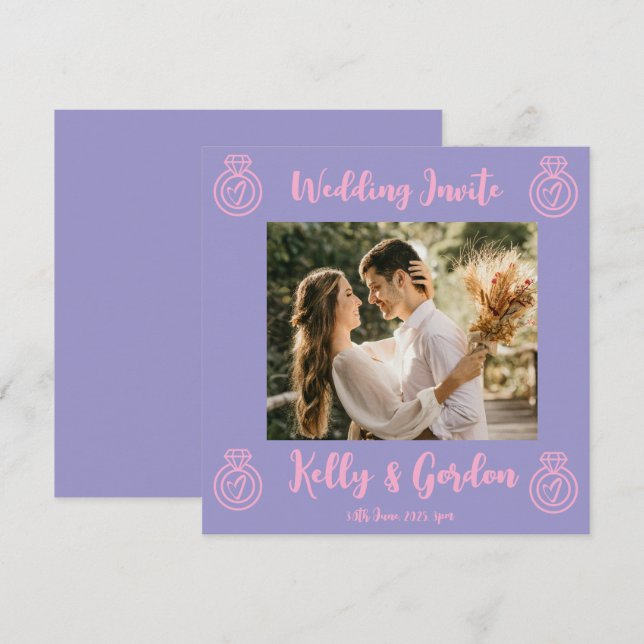 Wedding Invitation (Front/Back)