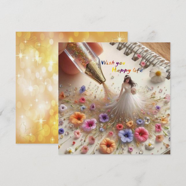 Wedding Invitation (Front/Back)