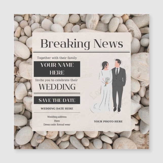 wedding invitation (Front)