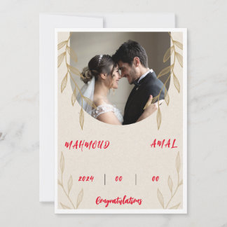 wedding invitation