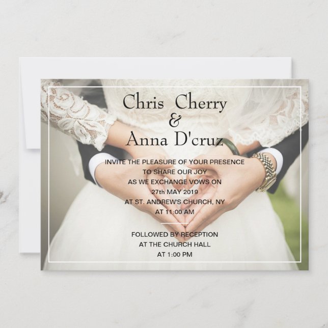 Wedding Invitation (Front)