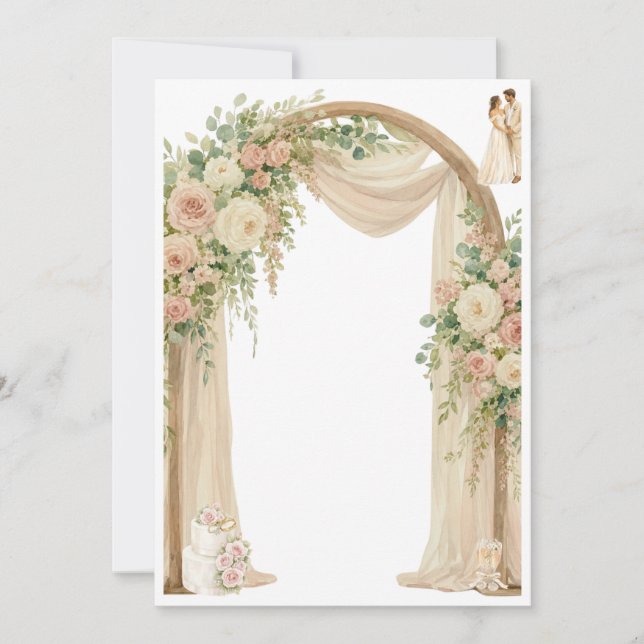Wedding invitation  (Front)