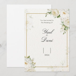 Wedding invitation