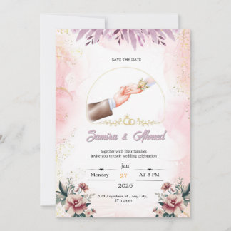 Wedding invitation 