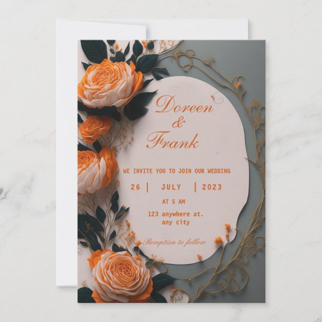 wedding invitation (Front)