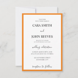 Wedding invitation