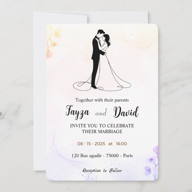 Wedding  invitation  (Front)