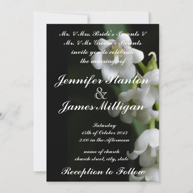 Wedding invitation (Front)