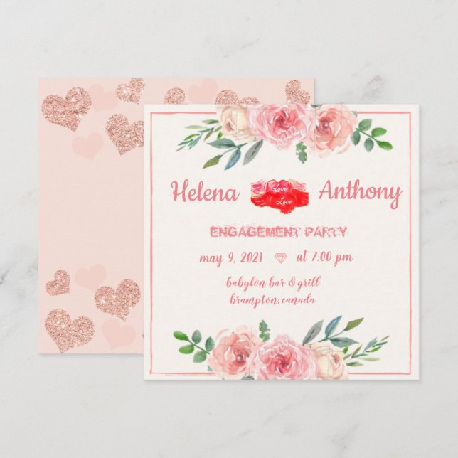 wedding Invitation (Front/Back)