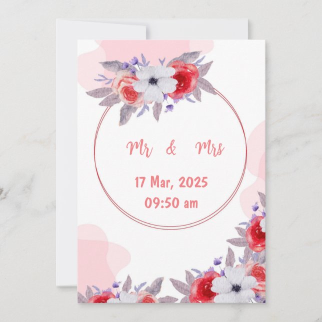 Wedding invitation (Front)