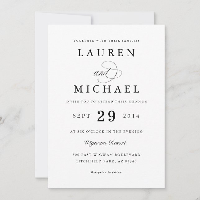 Wedding invitation (Front)