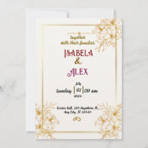 Wedding invitation