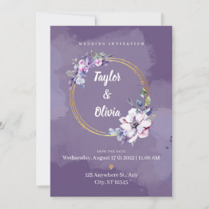 Wedding Invitation, Acrylic Invitations