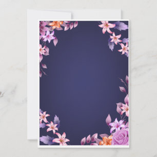 Wedding invitation anniversary birthday card