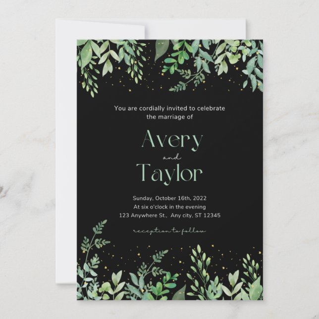 Wedding Invitation & Announcements Flash Sale (Front)