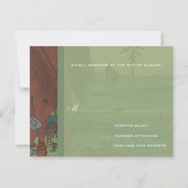 Wedding Invitation Artist Hiroshige Utagawa (Front)