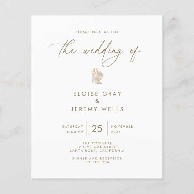 Wedding Invitation | Bella (Front)