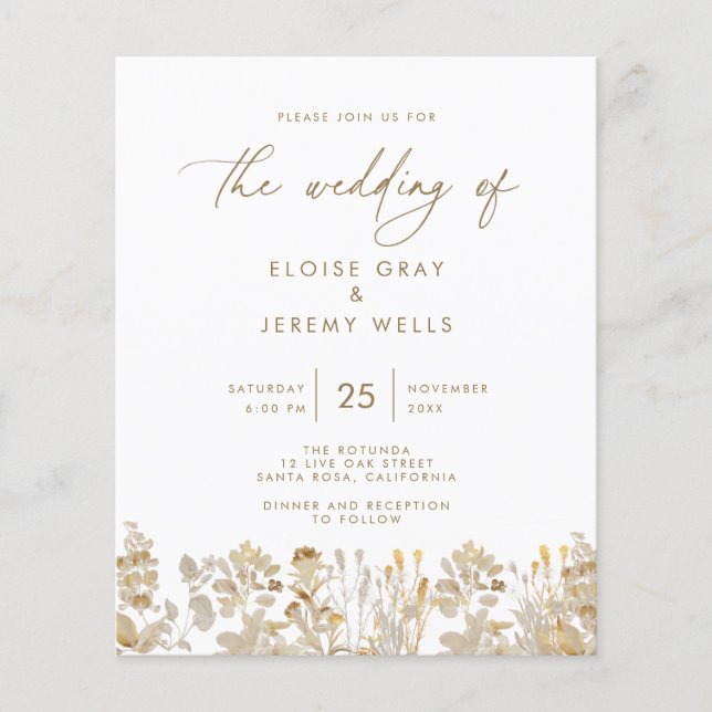 Wedding Invitation | Bella (Front)