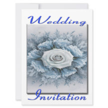 Wedding Invitation Bouquet of Flowers