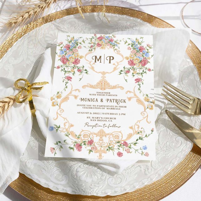 Wedding Invitation Bridgerton Inspired Victorian  (Creator Uploaded)