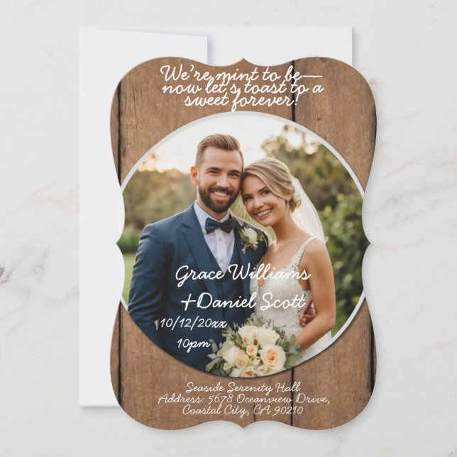 wedding invitation card (Front)