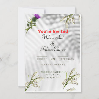 Wedding invitation Card