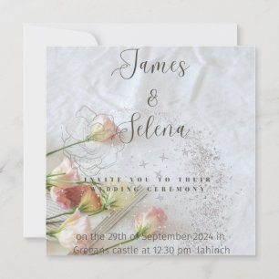Wedding invitation card