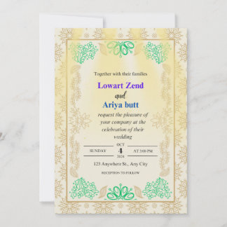 Wedding Invitation Card