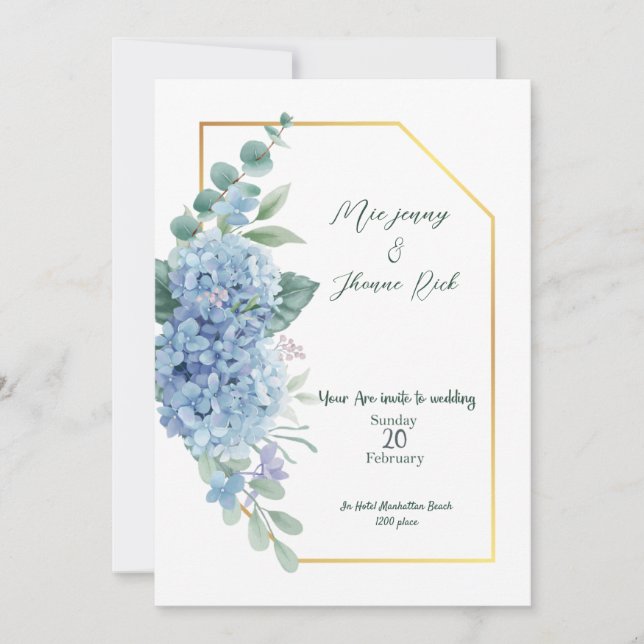 Wedding Invitation Card  (Front)