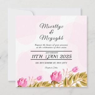 Wedding Invitation Card Design 