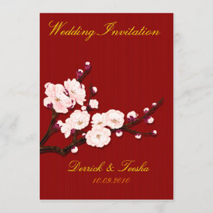 Wedding Invitation card : oriental style