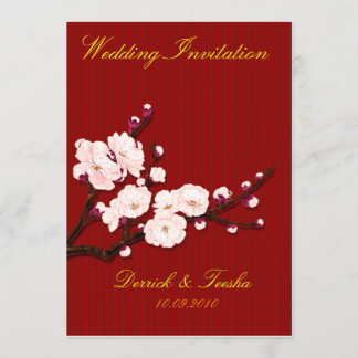 Wedding Invitation card : oriental style