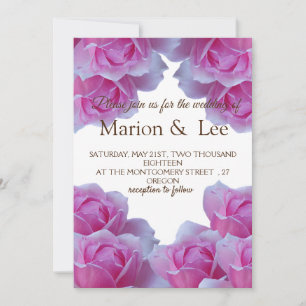 Wedding Invitation Card, Stunning Roses