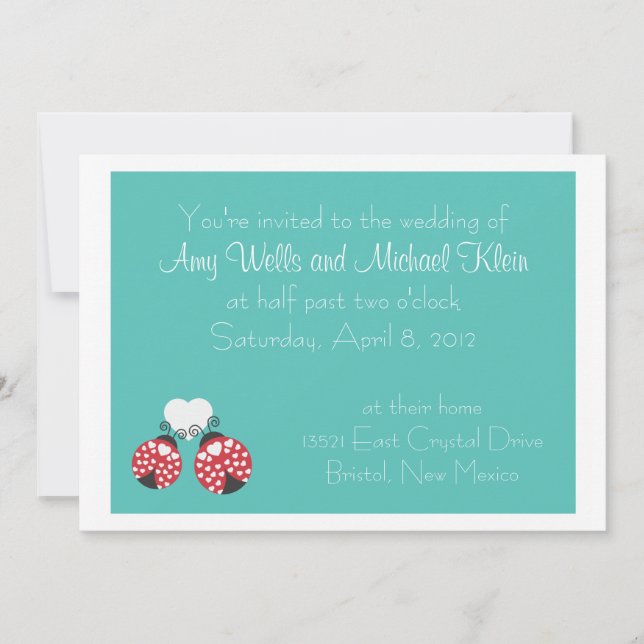 Wedding Invitation - Casual (Front)