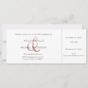 Wedding Invitation, Classic Wedding Invitation