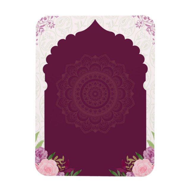 Wedding invitation design magnet (Vertical)